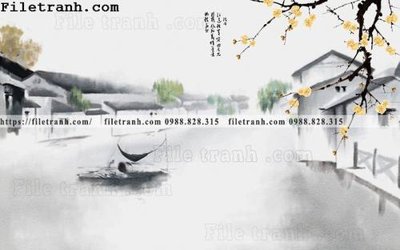 Download file tranh Tuong nen toa nha co Zhang Jiangnan 117 (file gốc PSD)