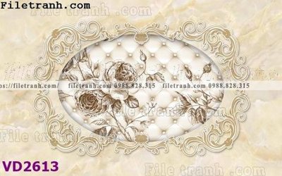 File in lụa File in vân đá cẩm thạch VD2613 (chất lượng cao) File in vân đá cẩm thạch VD2613