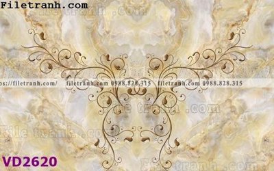 File tranh File in vân đá cẩm thạch VD2620 (bản gốc) treo quán cafe