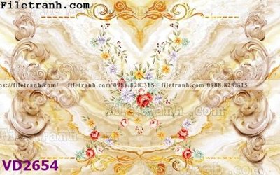 File gốc in mica File in vân đá cẩm thạch VD2654 chất lượng