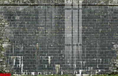 File tranh in trần 3D file in vân gạch , file tranh tường gạch VGG933 (ảnh gốc)