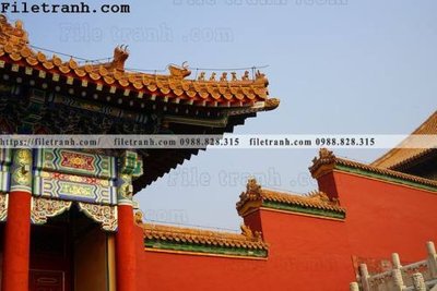 File tranh Zhang Tu Cam Thanh Trung Quoc Do 173 (gốc) in vải canvas