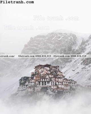 File tranh anh phong canh dung 212 (ảnh gốc) in trần 3D