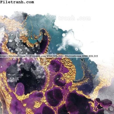 File tranh anh sang sang trong dap nong truu tuong 151 (bản gốc) in lụa dán tường