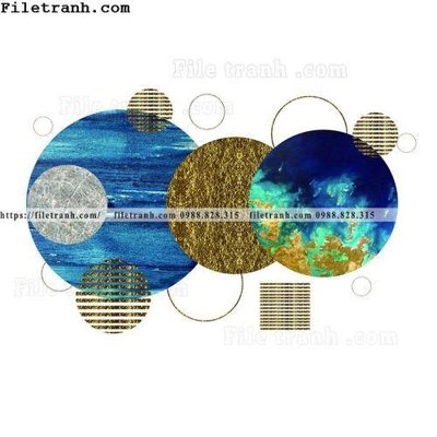 File tranh anh sang sang trong tron truu tuong 125 (ảnh gốc) in trần 3D