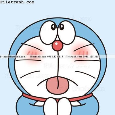 Chi tiết file gốc avatar Doremon 105 (cho in tráng gương)