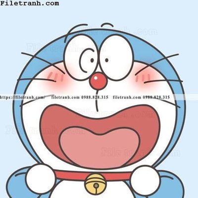 File gốc avatar Doremon 111 (in lụa) họa tiết 3D