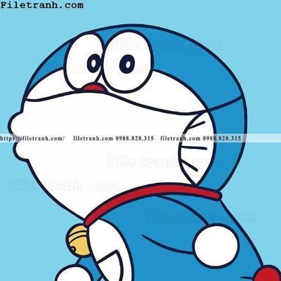 Download file ảnh gốc avatar Doremon 125 để in ấn
