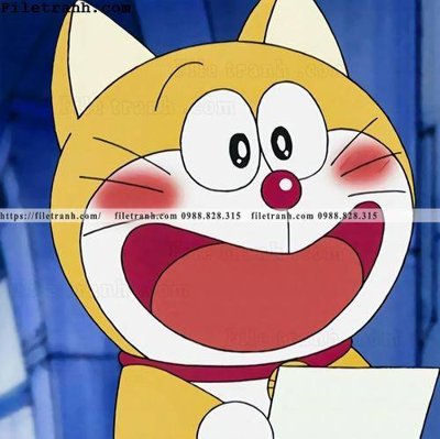 Tải file gốc avatar Doremon 128 (in không vỡ ảnh)