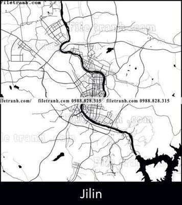 File gốc ban do china 1524 (in lụa) trang trí tường
