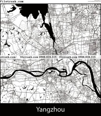 File tranh ban do china 1575 (gốc) in vải canvas