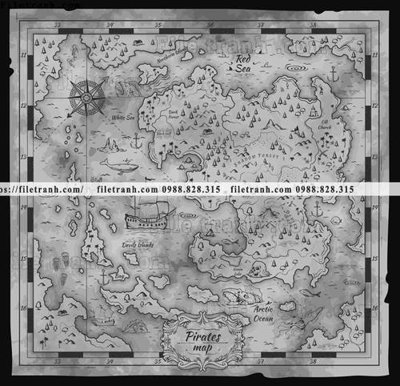 Download file gốc ban do dinh vi thoi xua 1527 (in mica) trang trí