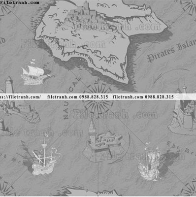 File in lụa ban do dinh vi thoi xua 1543 (chất lượng cao) ban do dinh vi thoi xua 1543