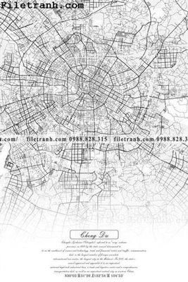 File tranh ban do duong thu do cac tinh 115 (ảnh gốc) in trần 3D