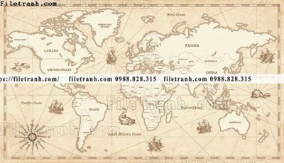 Tải file ban do the gioi (2) (PSD) cho in tranh 3D