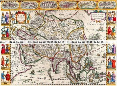 Tải file tranh ban do the gioi co 124 (gốc) tại Filetranh.com