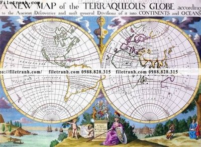 File tranh ban do the gioi co 179 (ảnh gốc) độ nét vượt trội