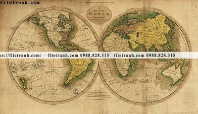 Download file gốc ban do the gioi co 191 (in lụa) hoa lá