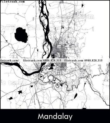 File tranh ban do tinh thanh pho the gioi 306 (bản gốc) in lụa 5D