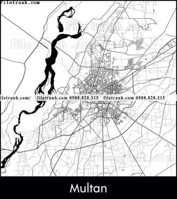 File tranh ban do tinh thanh pho the gioi 340 (bản gốc) in lụa dán tường