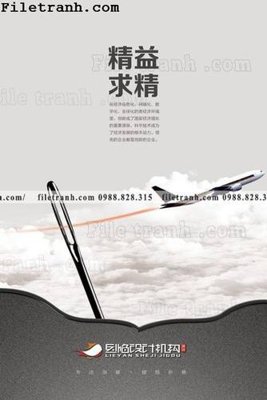 File tranh ban ve bang trung bay van hoa doanh nghiep 112 (bản gốc) treo tường