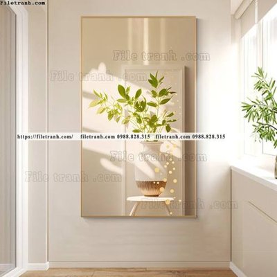 File PSD in ấn binh hoa va cay bac au 501 (chất lượng cao)