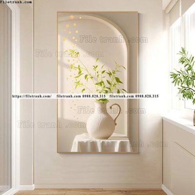 File gốc binh hoa va cay bac au 505 (cho in 3D) độc đáo