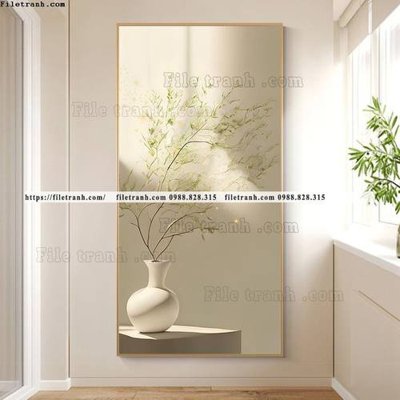 File tranh binh hoa va cay bac au 534 (ảnh gốc) chi tiết rõ ràng