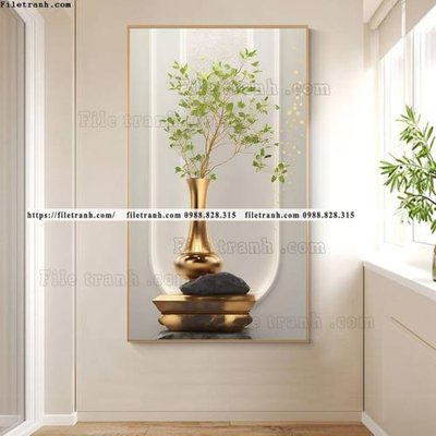 File gốc in ấn binh hoa va cay phong cach bac au 501 độ phân giải cao