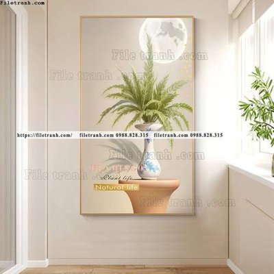 File gốc in ấn binh hoa va cay phong cach bac au 506 chất lượng vượt trội