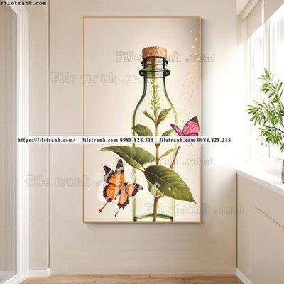 File tranh binh hoa va cay phong cach bac au 511 (gốc) chủ đề con người