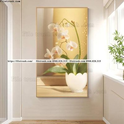 Tải file binh hoa va cay phong cach bac au 526 (gốc) chủ đề hoa sen