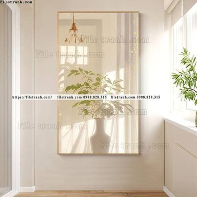 Download file binh hoa va cay phong cach bac au 528 (gốc) in mica đèn LED