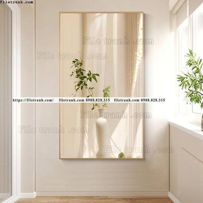 File tranh binh hoa va cay phong cach bac au 531 (gốc) chủ đề trẻ em