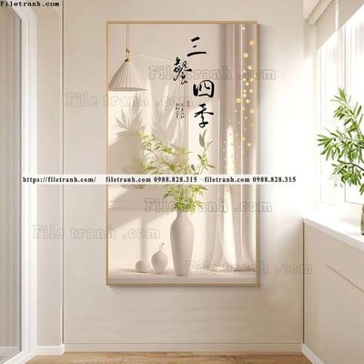 File gốc binh hoa va cay phong cach bac au 532 (in ấn) không giới hạn