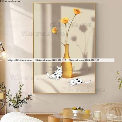 File gốc binh hoa va cay xanh phan chieu anh sang 502 (trang trí) phòng trẻ em