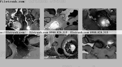 Tải file bo 3 tam tranh truu tuong 114 (PSD) cho in tranh kính