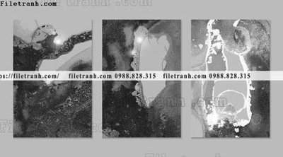 File ảnh bo 3 tam tranh truu tuong 134 (gốc) in decal dán tường