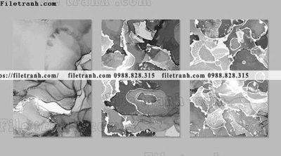 File ảnh bo 3 tam tranh truu tuong 166 (gốc) in standee