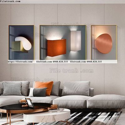 File gốc bo 3 truu tuong anh sang hien dai 504 (in lụa) tranh mã đáo