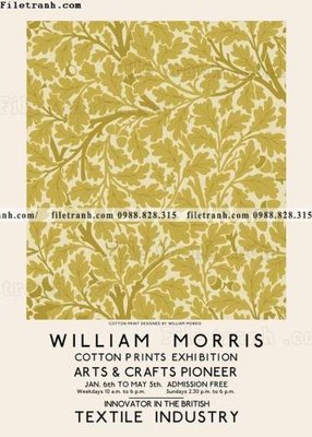 File PSD bong hoa phong cach Bac Au William 505 (nguyên gốc) chất lượng cao