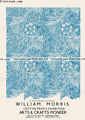 Tải file bong hoa phong cach Bac Au William 509 (gốc) chủ đề phong thủy