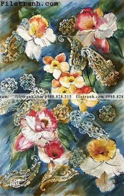 Chi tiết file ảnh bong hoa phong cach dan toc 101 sắc nét