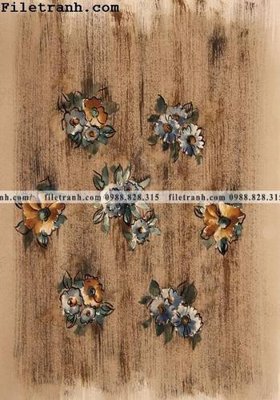 File tranh bong hoa phong cach dan toc 125 (gốc) chủ đề tĩnh vật