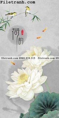 File ảnh bong hoa sen trung quoc 117 (gốc) cho trang trí nội thất