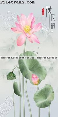Tải file gốc bong hoa sen trung quoc 120 (bản PSD) chỉnh sửa được
