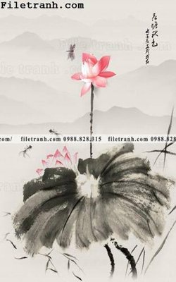 Mua file gốc bong hoa sen trung quoc 130 (chất lượng) tại Filetranh.com
