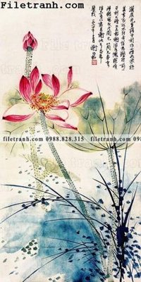 File gốc in ấn bong hoa sen trung quoc 144 chuẩn màu CMYK