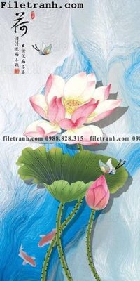 File PSD bong hoa sen trung quoc 163 (bản gốc) đã tách nền