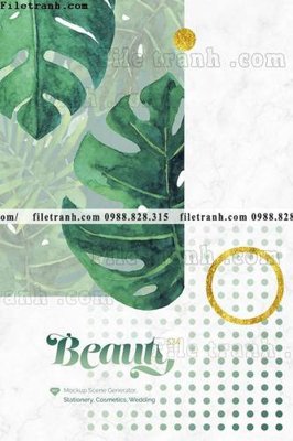 Tải file buc anh cay xanh kieu Anh phong cach Bac Au 106 (gốc) in tranh tráng gương